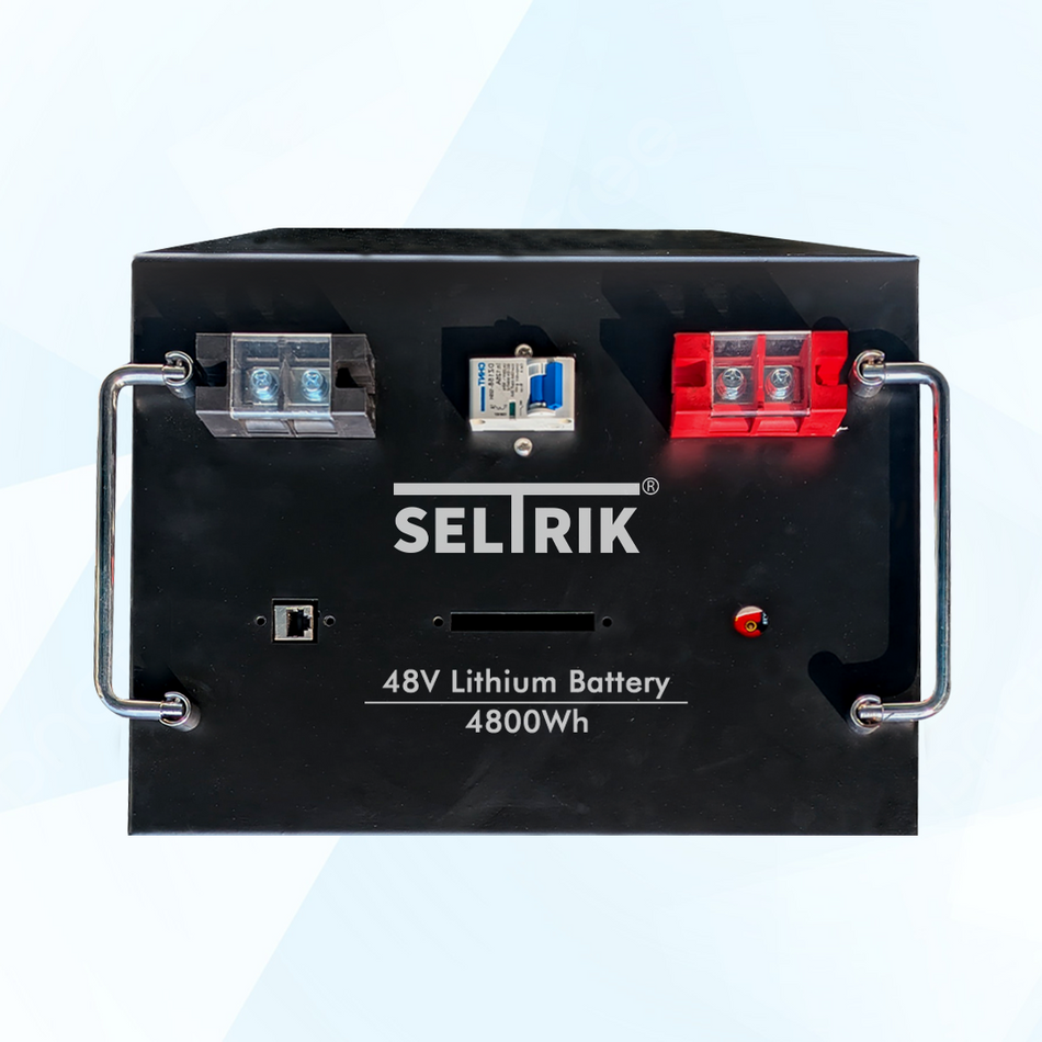 Seltrik 48v 100AH LiFePO4 Lithium Battery for your home and business MODEL NO. SK48Li100