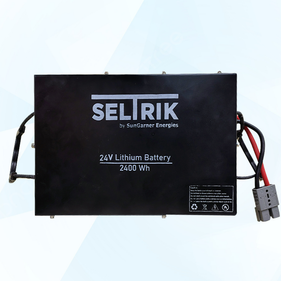 Seltrik 25.6V 100AH  LiFePO4 Lithium Battery for your home and business MODEL NO. SK24Li100H