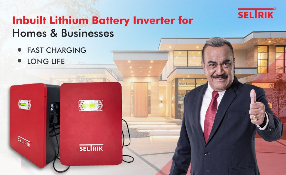 Inbuilt Lithium Battery Inverter for Homes & Businesses – Fast Charging, Long Life