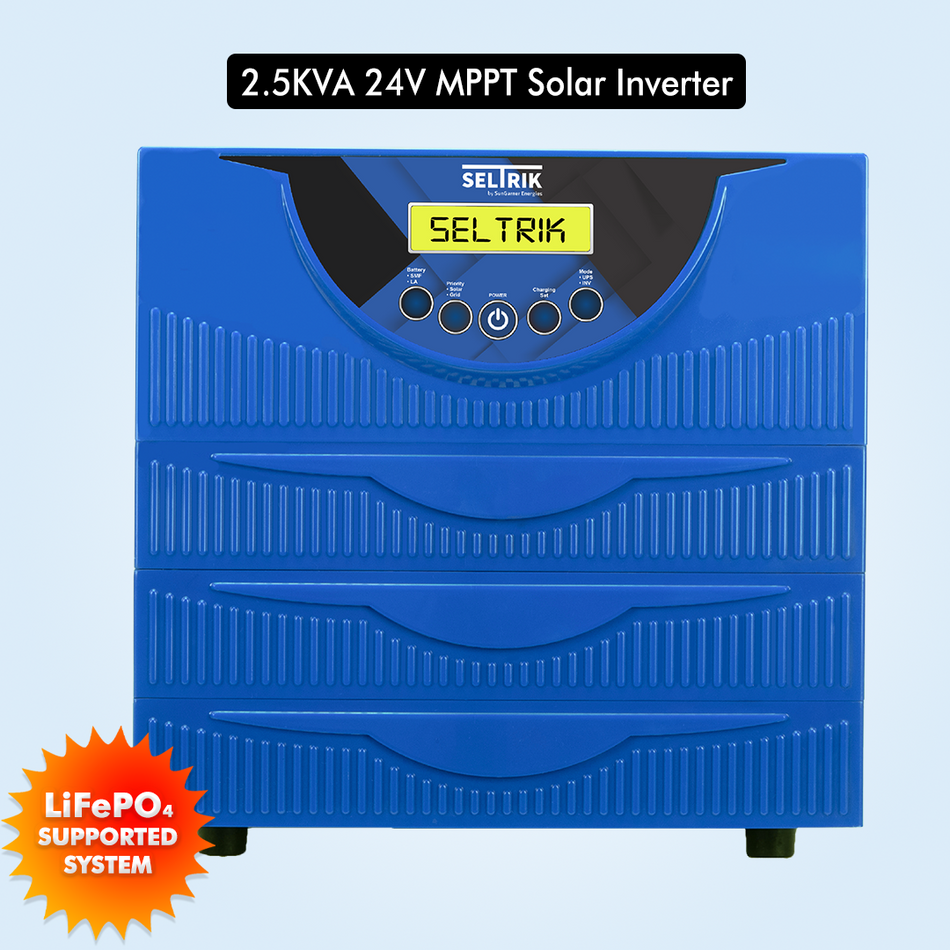 Seltrik 2500VA 24V MPPT Lithium-ion Supported Solar Inverter for your home and business
