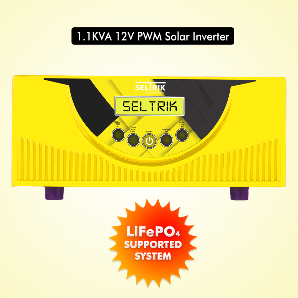 Seltrik 1100VA 12V PWM Lithium-ion Supported Solar Inverter for your home & Business