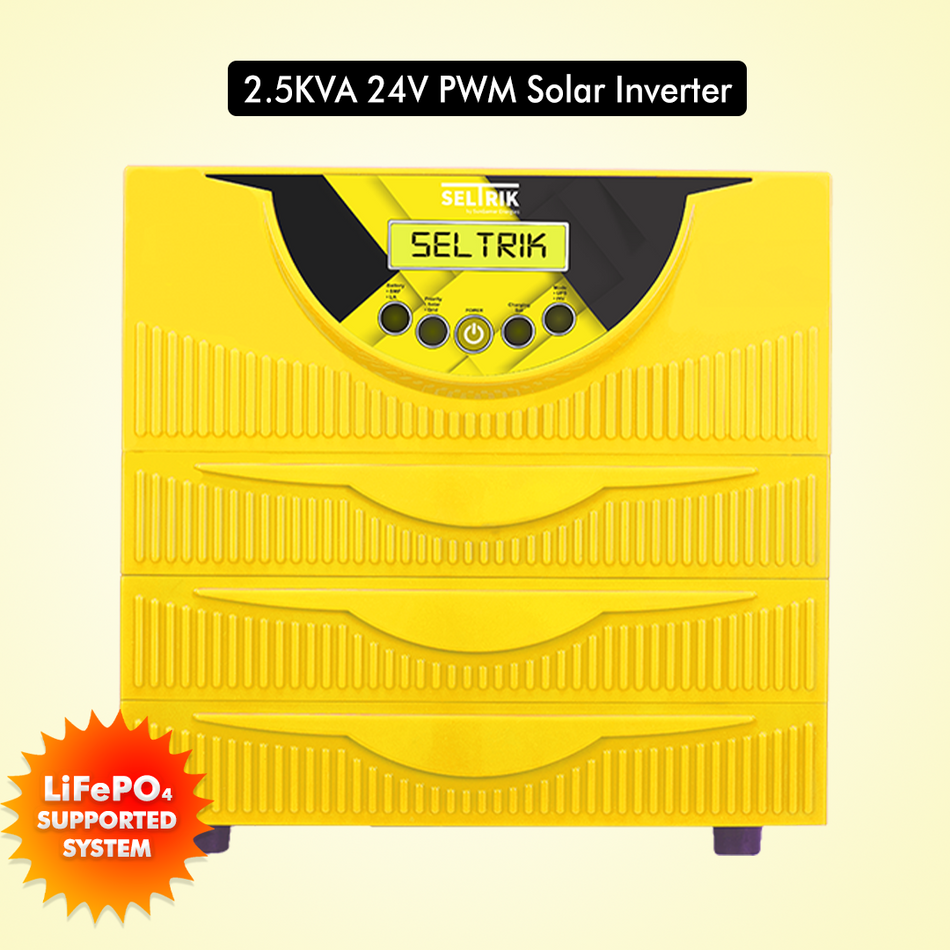 Seltrik 2500VA 24V PWM Lithium-ion Supported Solar Inverter for your Home and Business